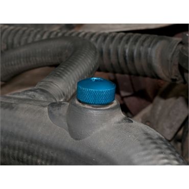 Radiator Hose Bleed Screw Alloy Blue (Britpart) PYP10008BLUE