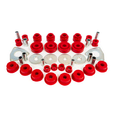 BUSH KIT POLYURETHANE RED RRC 86-95 D1 89-98 (RECOVERY) RC7000