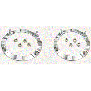 Shock Absorber Mounting Turret Ring & Nuts (EUROSPARE) 572087 RNJ500010 RNJ500010K *Pair*