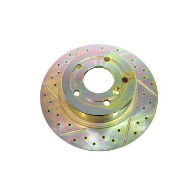 Rear Brake Disc Drilled &amp; Grooved P38 D2 (Terrafirma) DA4604 SDB000470CDG  