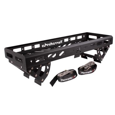 SPARE WHEEL MOUNTED LUGGAGE RACK (TERRAFIRMA) TF065