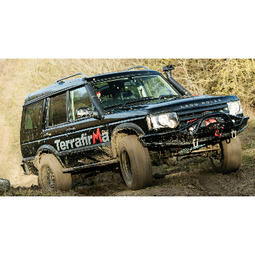 1700X253MM Grey vehicle graphic with red M (Terrafirma) TF2045