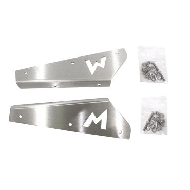 PAIR OF STAINLESS STEEL MUDFLAP BRACKETS FRONT 90/110/130 (TERRAFIRMA) TF3010