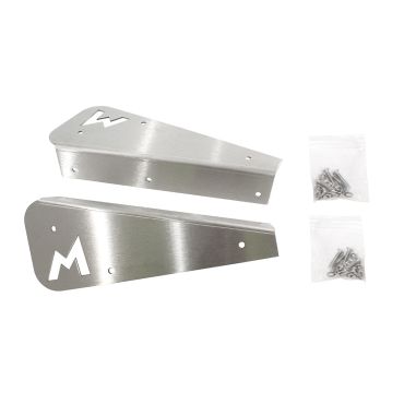 PAIR OF STAINLESS STEEL MUDFLAP BRACKETS REAR 90 (TERRAFIRMA) TF3011
