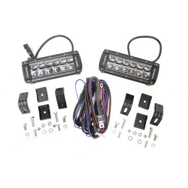 TF 8&quot; LED LIGHT BAR PAIR - LED- DOUBLE ROW - 3240 LUMEN TF7005