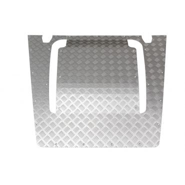 BONNET CHEQUER PLATE - SILVER - ALL DEF 2007 ON TF8210 FBKIT01-07/A