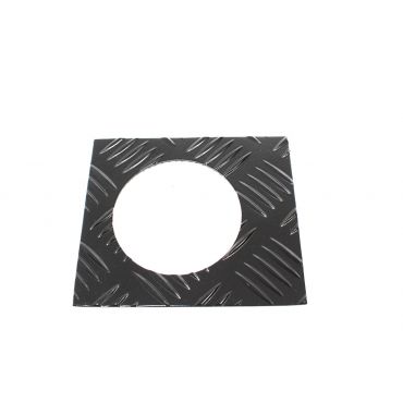 FUEL FILLER SURROUND CHEQUER PLATE - BLACK - TD5 ON TF8213 FF-TD5/B