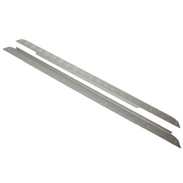 SIDE SILLS CHEQUER PLATE - SILVER - ALL DEFENDER 90 TF8219 SLKIT01-90/A