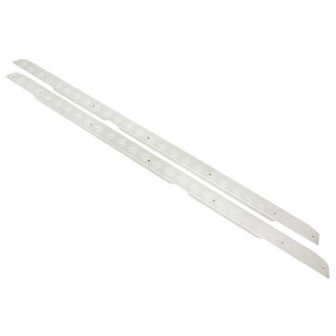 SIDE SILLS CHEQUER PLATE - SILVER - DEF 110 STATION WAGON TF8221 SLKIT01-CSW/A