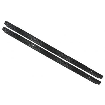 SIDE SILLS CHEQUER PLATE - BLACK - DEF 110 STATION WAGON TF8222 SLKIT01-CSW/B