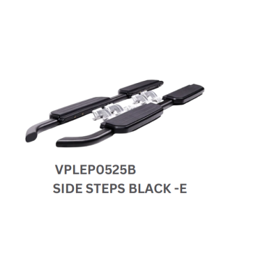 Side Steps NEW DEF 110 -130 2020 On  Black (Eurospare) VPLEP0525