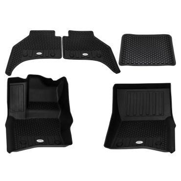 Rubber mat set  Deep sided LHD  Black  Defender 110  5-seat  2020 on> VPLLE0047LR