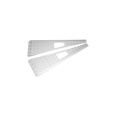 WING TOPS PAIR - SILVER ANODISED - NO AERIEL HOLE - DEF 83-06 WTKIT01-NH/A
